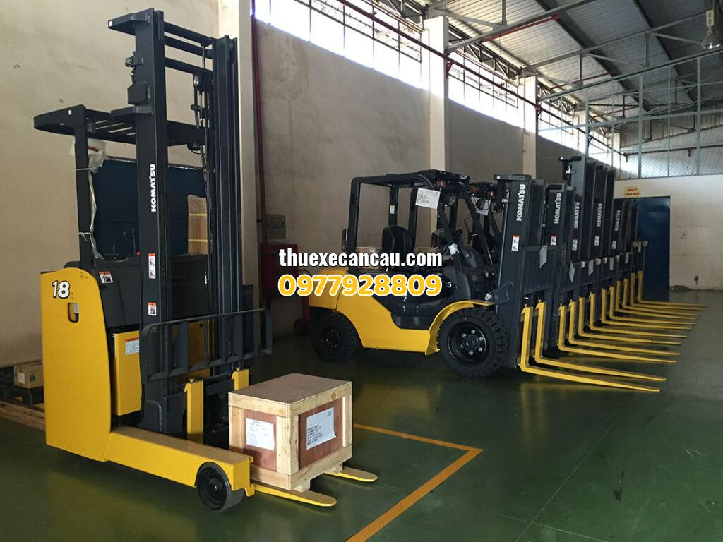 Cho thuê xe cần cẩu xe nâng tại Bình Dương