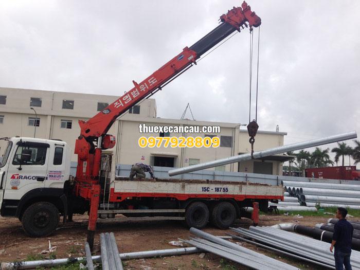 Dịch vụ cho thuê xe cần cẩu tại Bến Cát Bình Dương