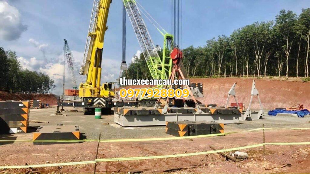Dịch vụ cho thuê xe cẩu xe móc xe nâng tại KCN Sóng Thần Bình Dương