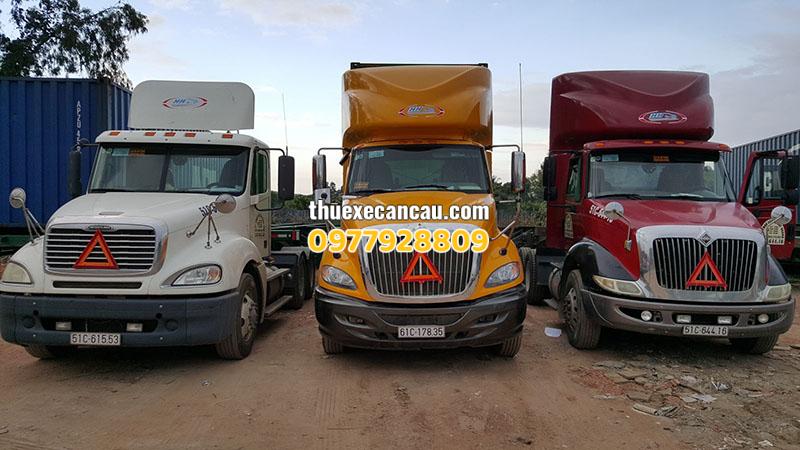 Cho thuê xe cần cẩu xe đầu kéo theo tháng KCN Thành Thành Công, Tây Ninh