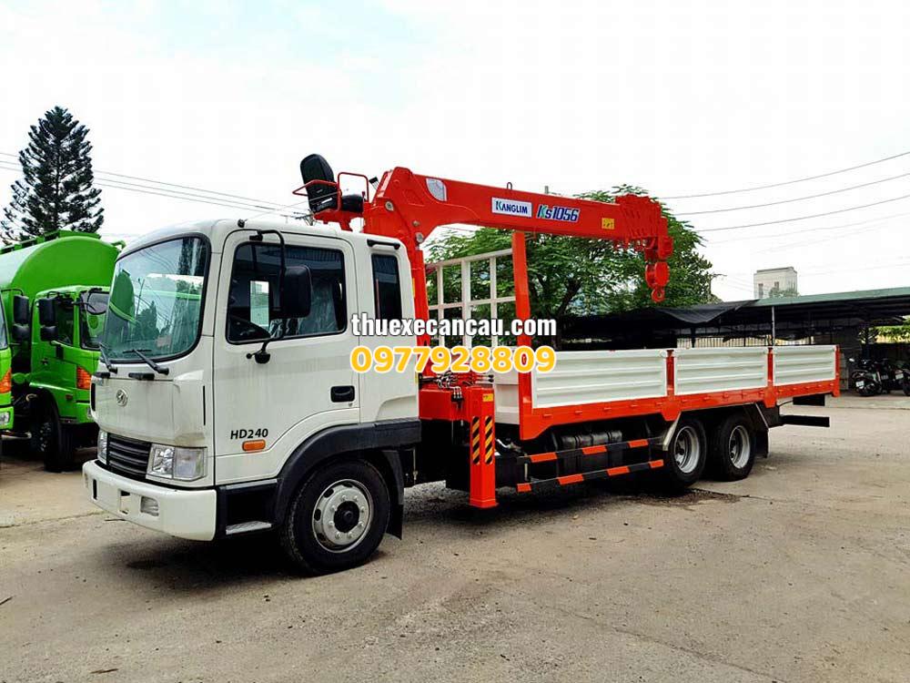 Cho thuê xe cẩu xe móc Tân Uyên Bình Dương