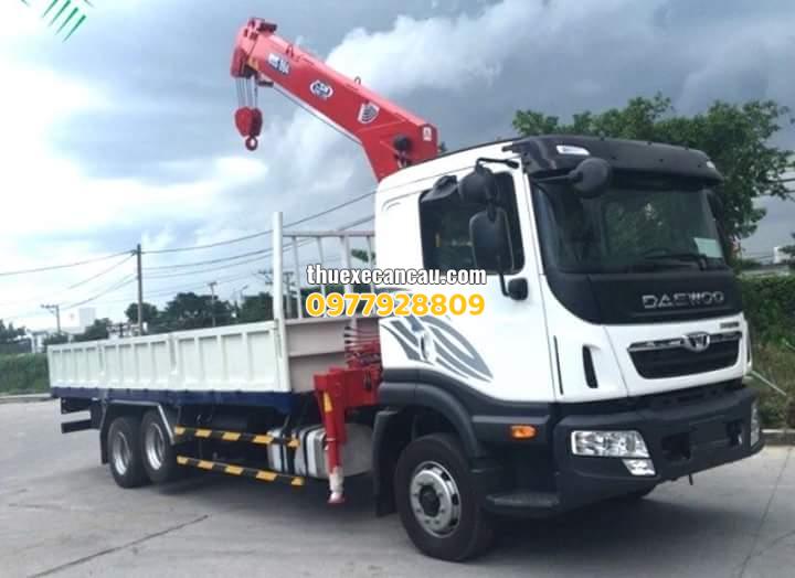 Cho thuê xe cẩu xe móc Tân Uyên Bình Dương