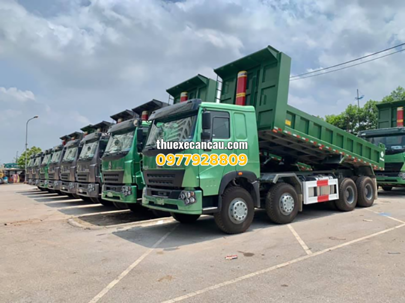 Cho thuê xe đầu kéo xe cẩu theo tháng Thuận An Bình Dương