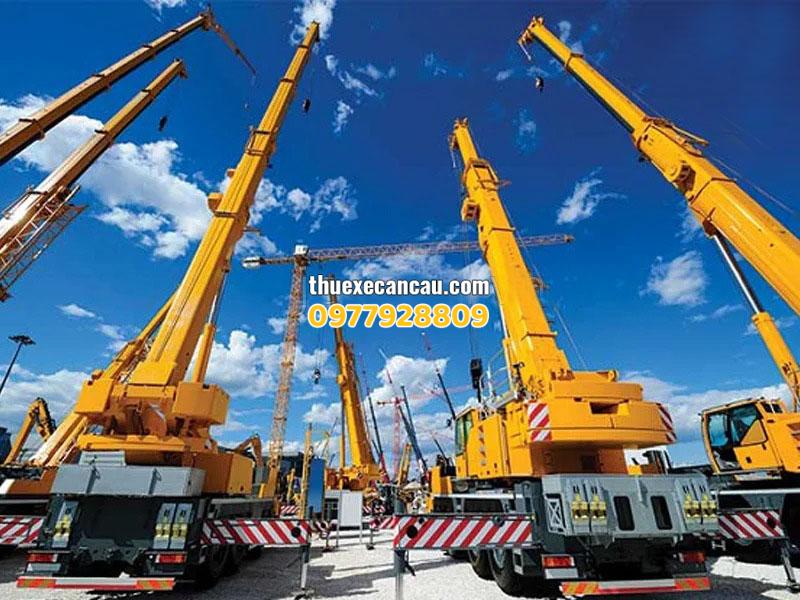 Chuyên cho thuê xe cần cẩu xe móc xe đầu kéo Bến Cát Bình Dương