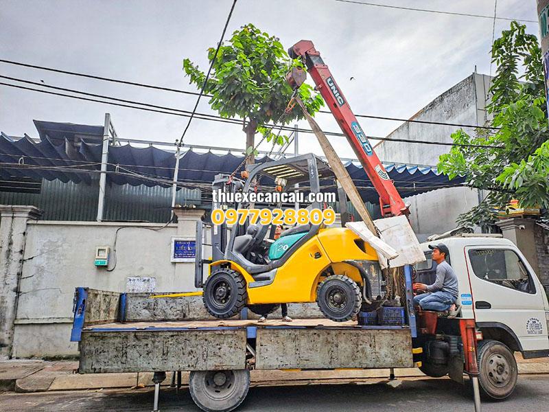 Địa điểm thuê xe cẩu xe nâng xe móc Bến Cát Bình Dương