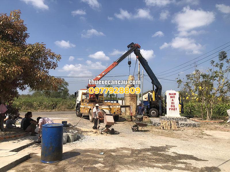 Dịch vụ cho thuê xe móc xe cẩu xe cứu hộ KCN Đức Hòa Long An