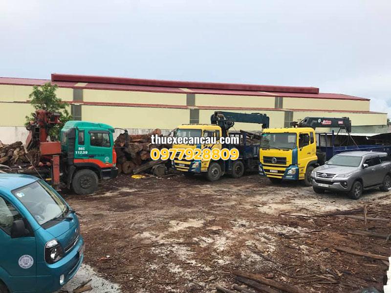 Dịch vụ cho thuê xe móc xe cẩu xe cứu hộ KCN Đức Hòa Long An