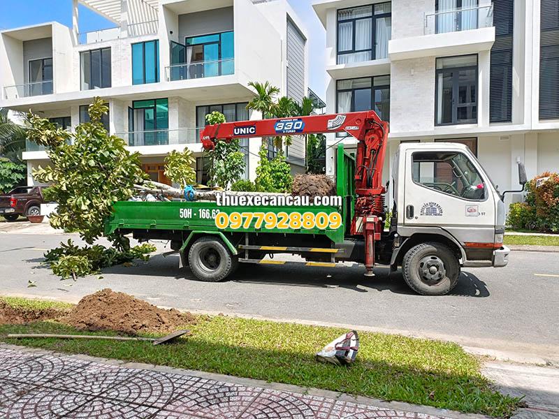 Dịch vụ thuê xe cẩu xe móc xe nâng Dầu theo tháng Dầu Tiếng Bình Dương