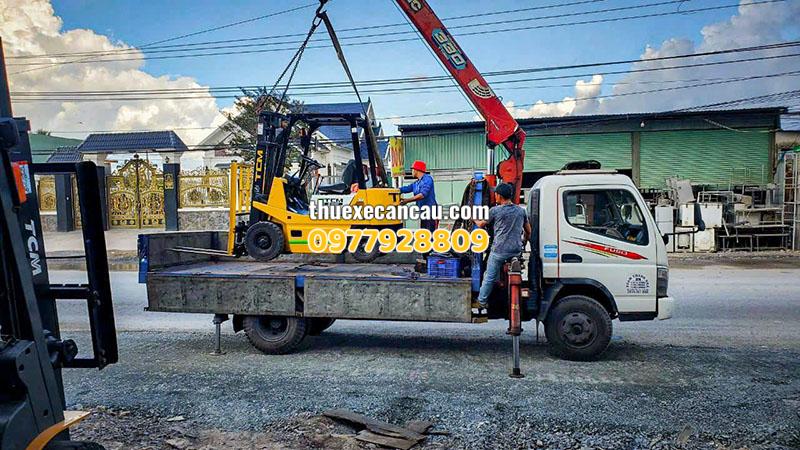 Cho Thuê Xe Cẩu Xe Nâng KCN Sóng Thần Bình Dương