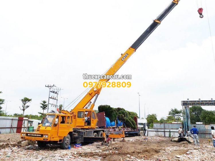 Cho thuê xe cần cẩu xe đầu kéo Thuận An Bình Dương