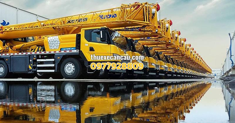 Dịch vụ thuê xe cần cẩu KCN Sóng Thần Bình Dương