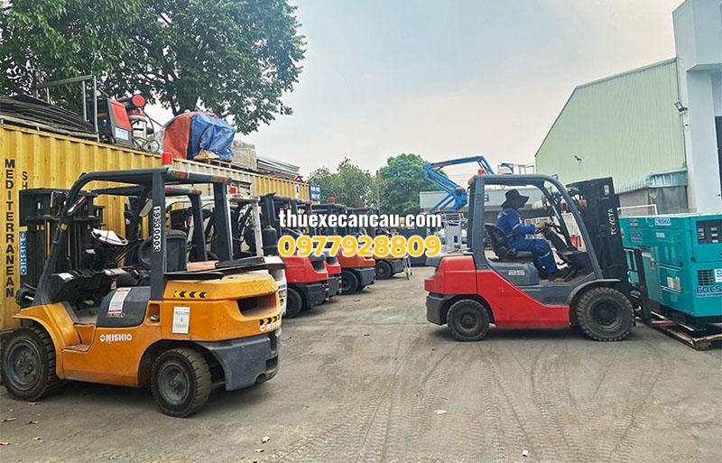 Dịch vụ thuê xe cần cẩu, xe nâng KCN Thành Thành Công Tây Ninh