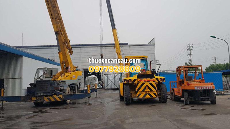 Dịch vụ thuê xe cẩu xe nâng giá rẻ Đức Hòa Long An