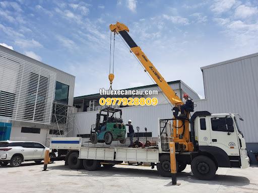 Dịch vụ cho thuê xe cần cẩu KCN Sóng Thần Bình Dương