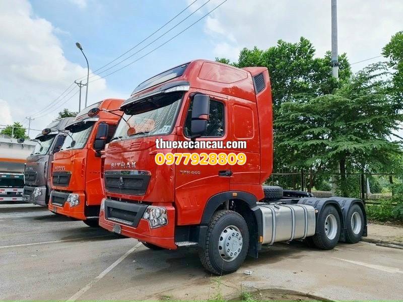 Cho thuê xe cần cẩu xe đầu kéo theo tháng KCN Hiệp Thạnh Tây Ninh