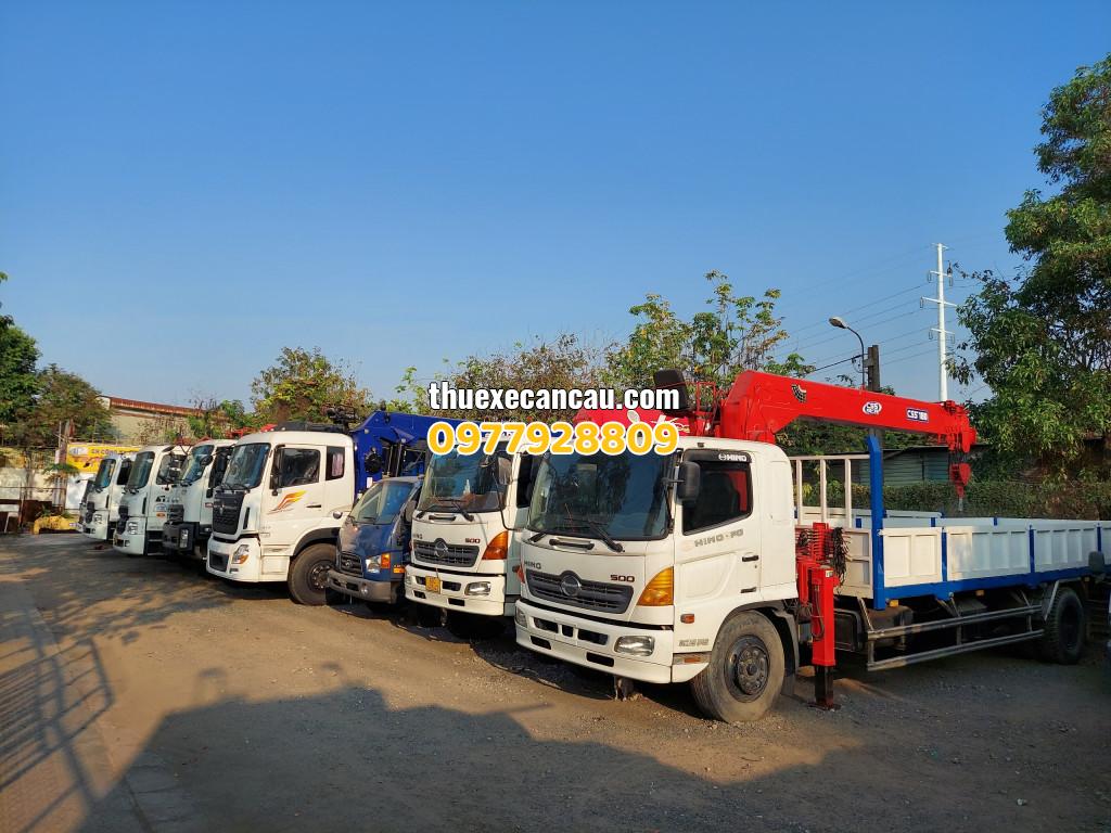 Chuyên cung cấp dịch vụ cho thuê xe cẩu xe nâng xe móc Thuận An Bình Dương