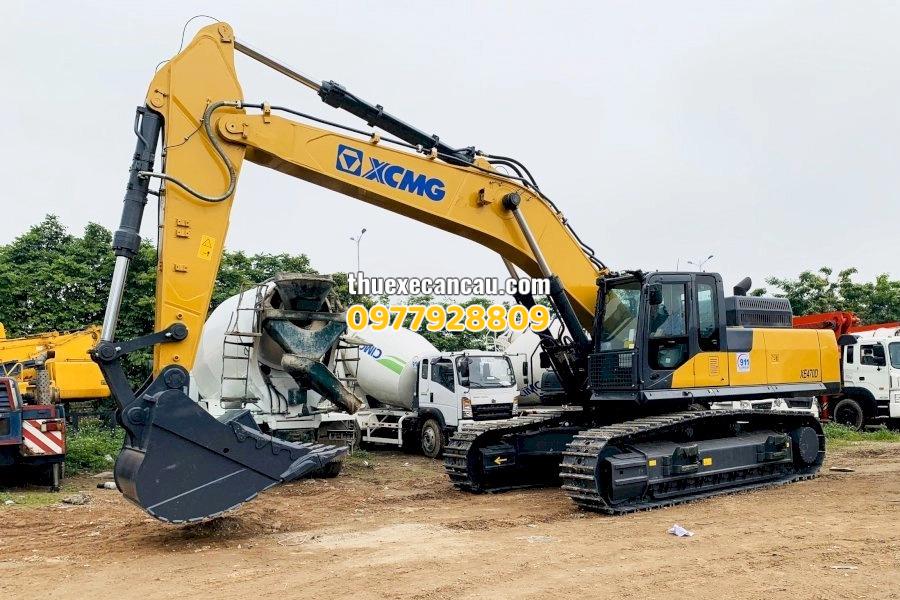 Cho thuê xe xúc xe cần cẩu giá rẻ Dầu Tiếng Bình Dương