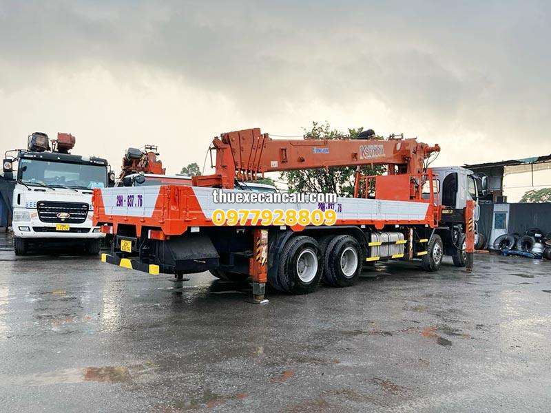 Chuyên cho thuê xe cần cẩu xe móc xe đầu kéo Bàu Bàng Bình Dương