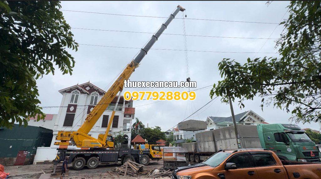 Chuyên cho thuê xe cẩu xe nâng xe móc các loại KCN Đức Hòa Long An