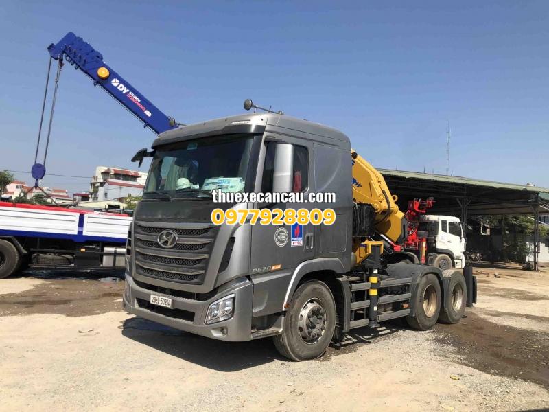Cung cấp dịch vụ cho thuê xe cần cẩu xe đầu kéo Tân Uyên Bình Dương