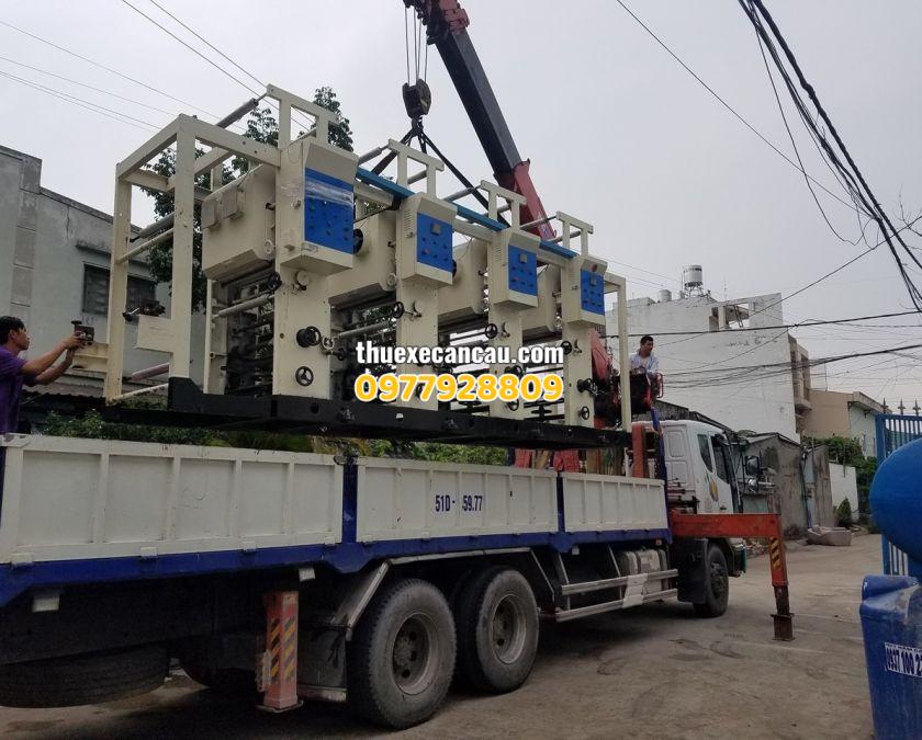 Cung cấp dịch vụ cho thuê xe cẩu xe móc xe đầu kéo KCN Bàu Bàng