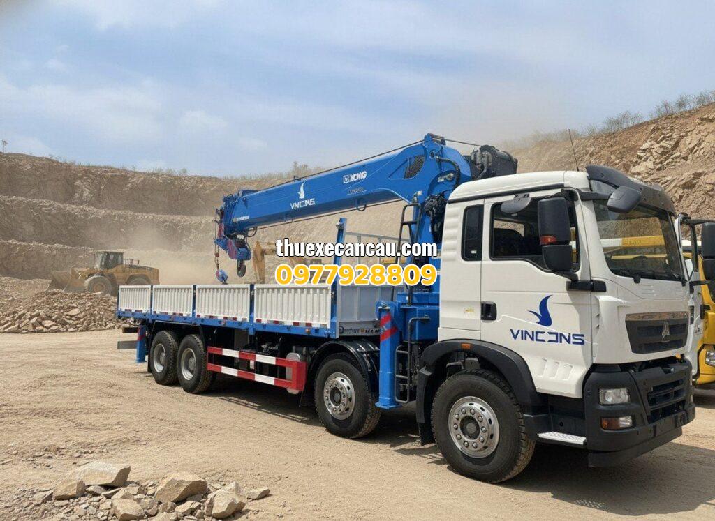 Dịch vụ thuê xe cần cẩu giá rẻ KCN Sóng Thần Bình Dương