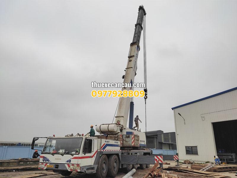 Thuê xe cần cẩu xe móc xe đầu kéo giá rẻ Mỹ Phước Tân Vạn