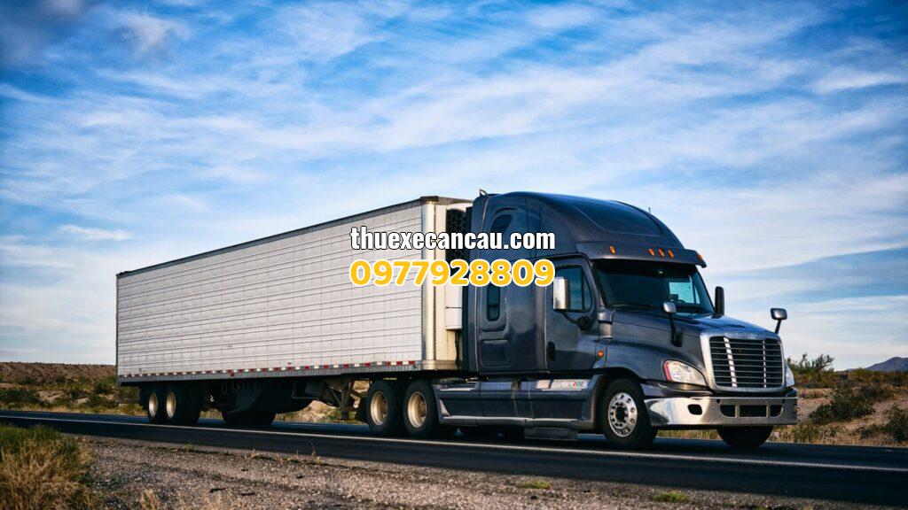 Địa điểm thuê xe cần cẩu xe đầu kéo chuyên nghiệp KCN Sóng Thần