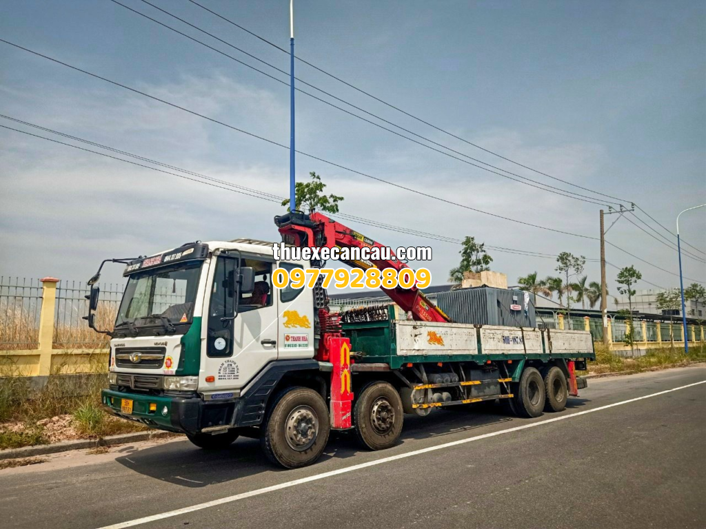 Địa điểm thuê xe cẩu xe nâng KCN Đức Hòa Long An