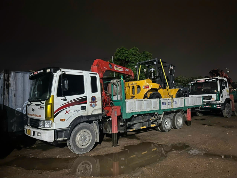 Địa điểm thuê xe cẩu xe nâng KCN Đức Hòa Long An