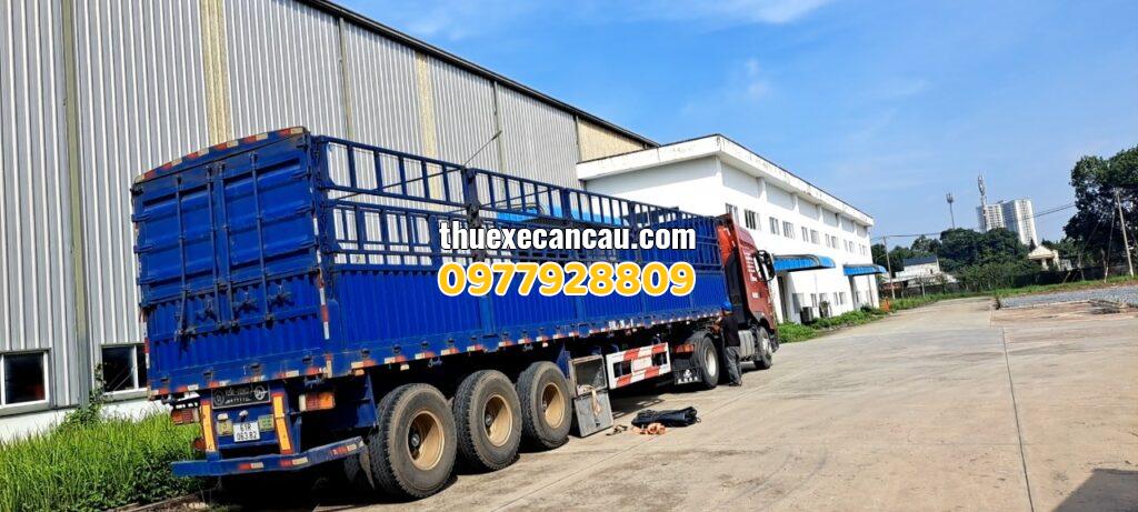 Dịch vụ cho thuê xe cần cẩu xe đầu kéo Dĩ An Bình Dương