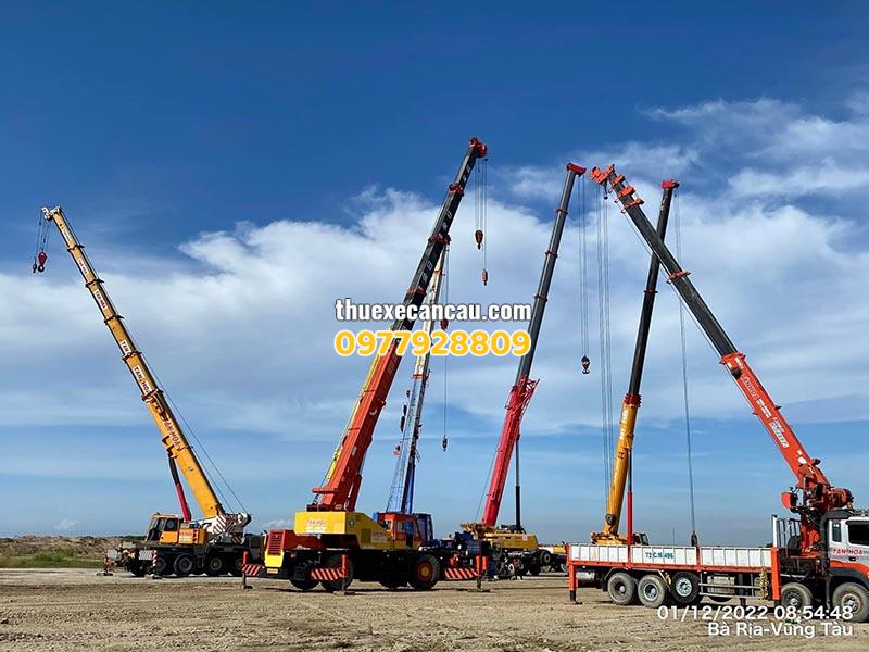 Cho thuê xe cẩu xe nâng xe móc Dầu Tiếng Bình Dương - uy tín chất lượng