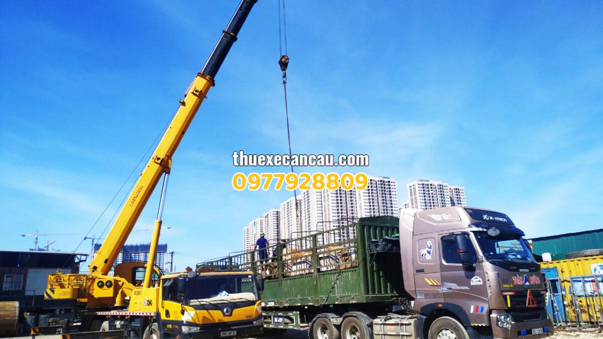 Địa điểm thuê xe cần cẩu xe đầu kéo chuyên nghiệp KCN Phước Đông