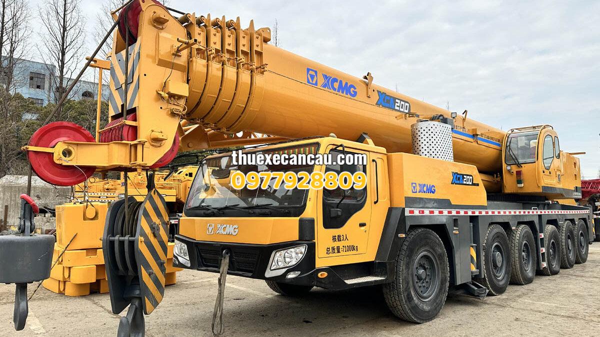 Dịch vụ cho thuê xe cần cẩu xe đầu kéo KCN Sóng Thần