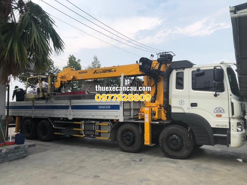 Dịch vụ cho thuê xe cẩu xe nâng xe đầu kéo uy tín Thuận An Bình Dương