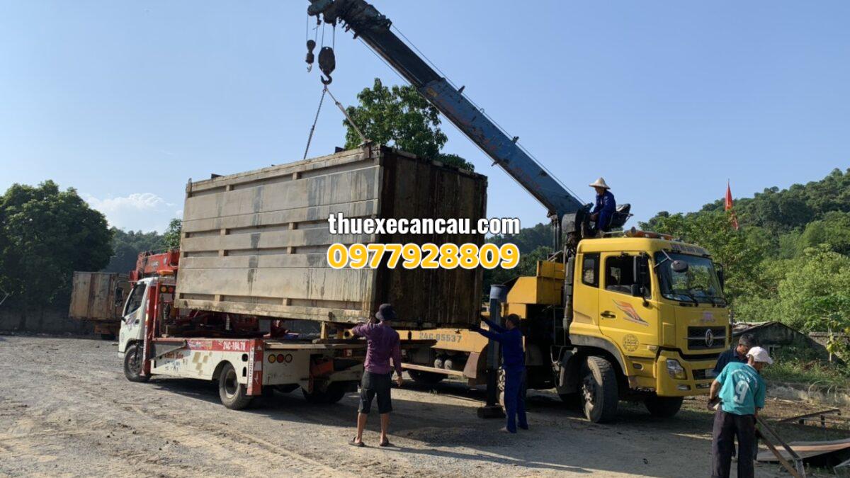 Dịch vụ thuê xe cần cẩu giá rẻ Thuận An Bình Dương