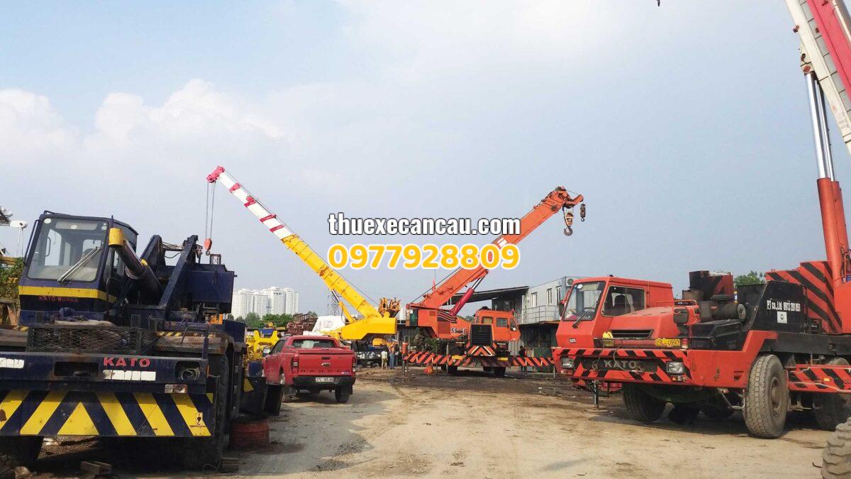 Thuê xe cần cẩu Dầu Tiếng, Bình Dương – Giải pháp tối ưu cho công trình của bạn