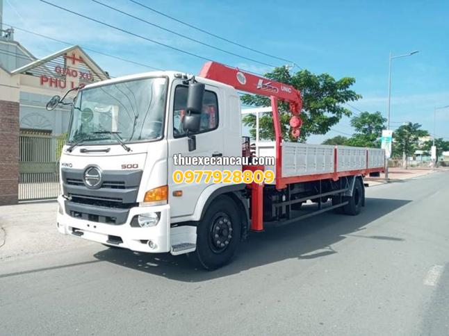 Thuê xe cần cẩu xe nâng xe móc tại Thuận An Bình Dương