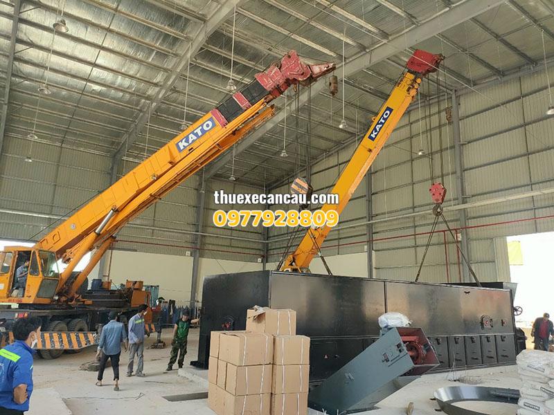 Thuê xe cẩu KCN Đồng An Bình Dương – Dịch vụ chuyên nghiệp, uy tín