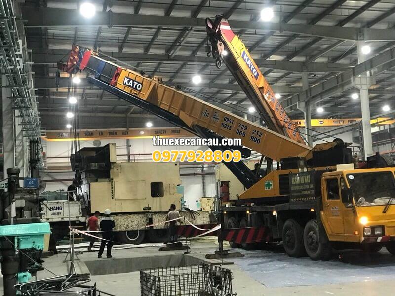 Thuê xe cẩu KCN Đồng An Bình Dương – Dịch vụ chuyên nghiệp, uy tín