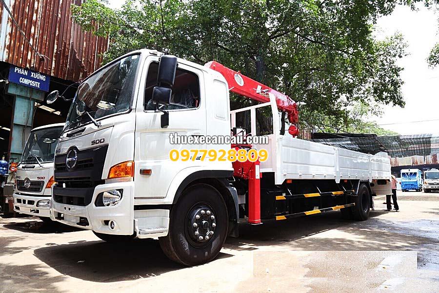 Cho thuê xe cần cẩu giá rẻ Dĩ An Bình Dương