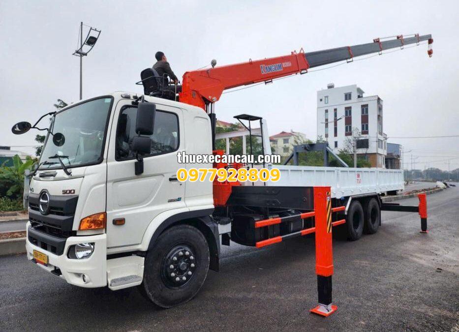 Cho thuê xe cần cẩu giá rẻ Dĩ An Bình Dương