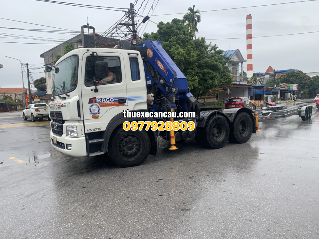 Cho thuê xe cần cẩu xe nâng tại Đồng Nai