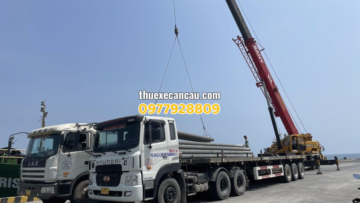 Chuyên cho thuê xe đầu kéo xe nâng xe xúc xe cẩu các loại uy tín Bàu Bàng Bình Dương