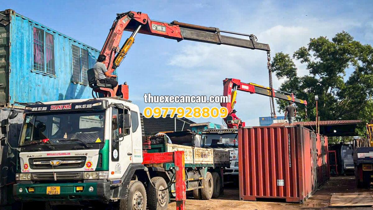 Địa chỉ cho thuê xe cẩu xe đầu kéo xe móc các loại Dĩ An Bình Dương