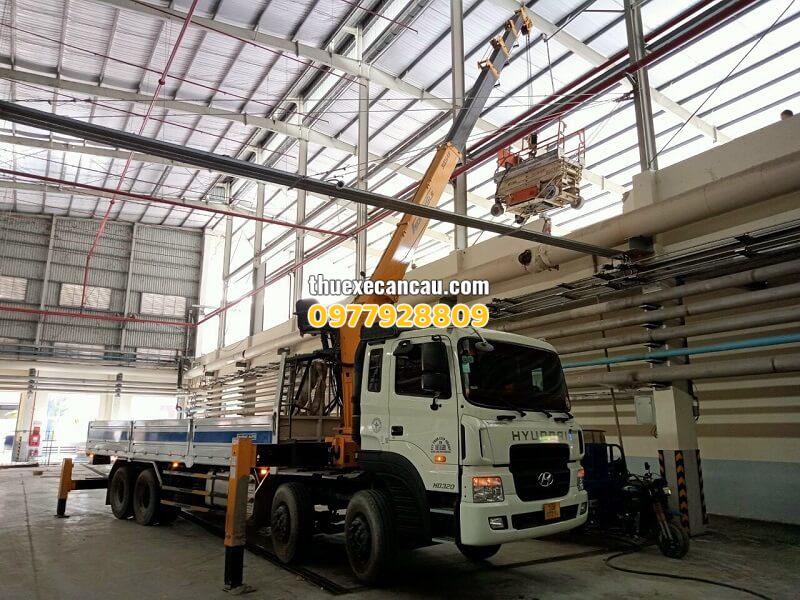 Dịch vụ cho thuê xe cẩu Bàu Bàng Bình Dương