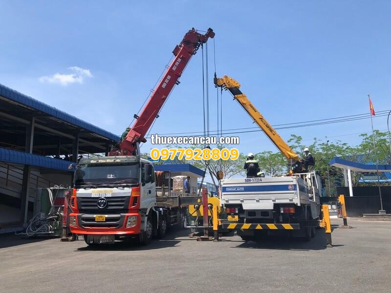 Dịch vụ cho thuê xe cẩu xe nâng xe múc giá rẻ uy tín Dầu Tiếng Bình Dương
