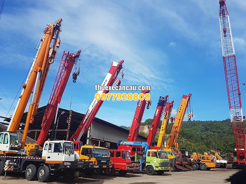 Thuê xe cần cẩu xe đầu kéo KCN Mỹ Phước Bình Dương