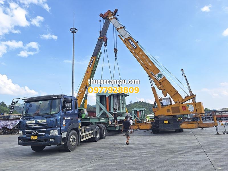 Thuê xe cần cẩu, xe đầu kéo Tân Uyên Bình Dương