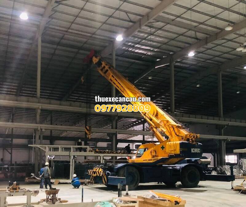 Thuê xe cần cẩu xe móc xe cứu hộ KCN VSIP I, II, III